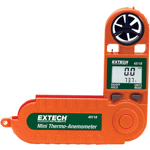 Extech 45158 Mini Thermo-Anemometer with Humidity 